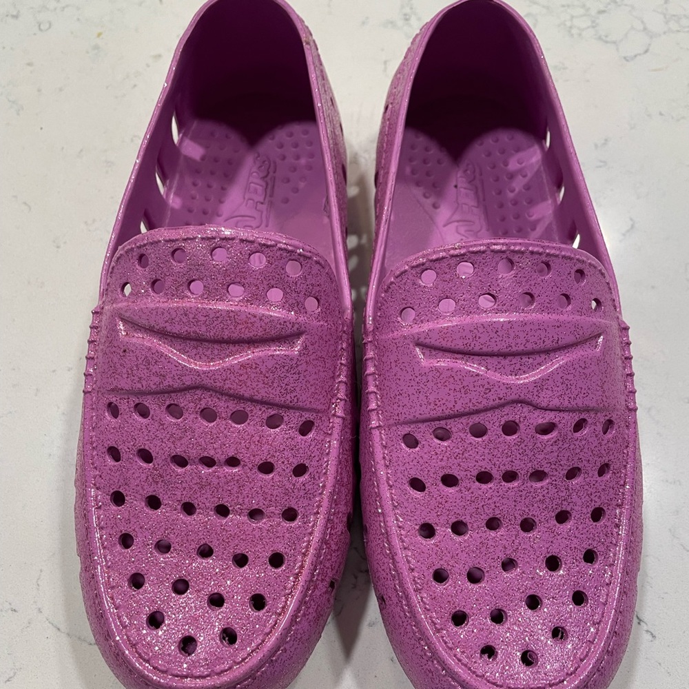 Girls Glitter Floafers